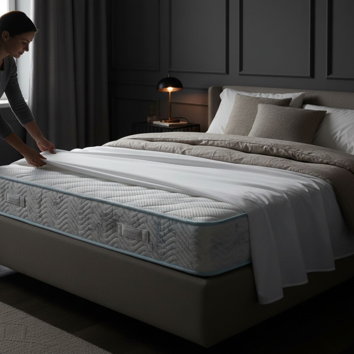 Kaltschaummatratze ‘Serfaus’ | B 90 x L 200 x H 23 cm | 7-Zonen | wendbar für Härtegrad II oder III | Bezug abnehmbar und waschbar | allergikergeeignet