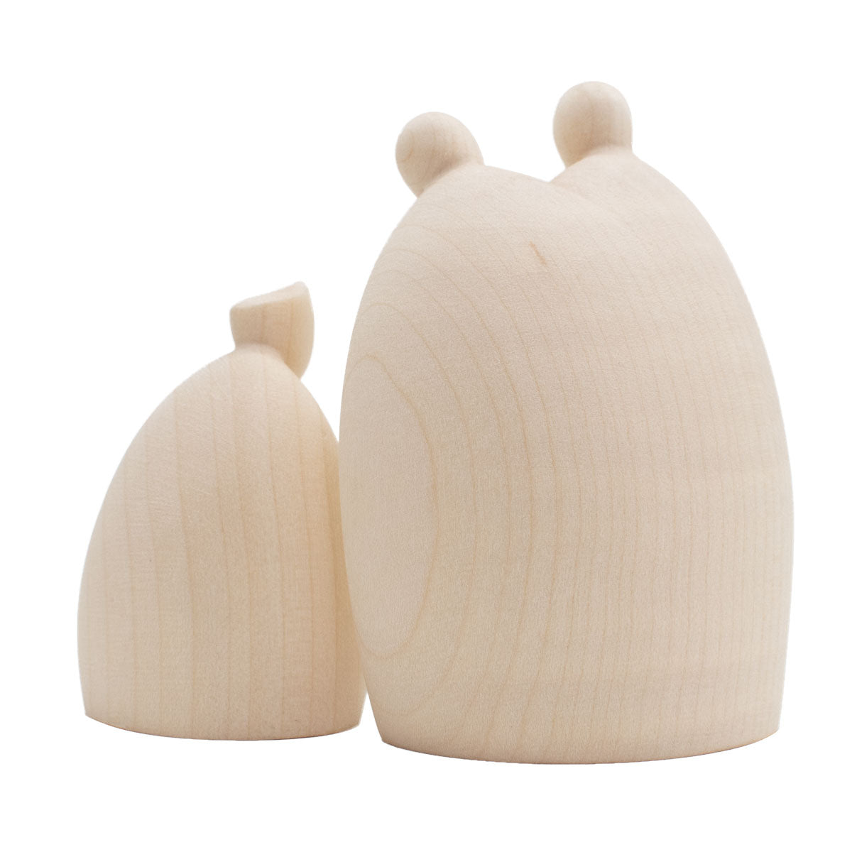 Krippenfigurenset ‘Heilige Drei Könige’ | 2-teilig | Ahorn natur | in verschiedenen Größen | Made in Südtirol