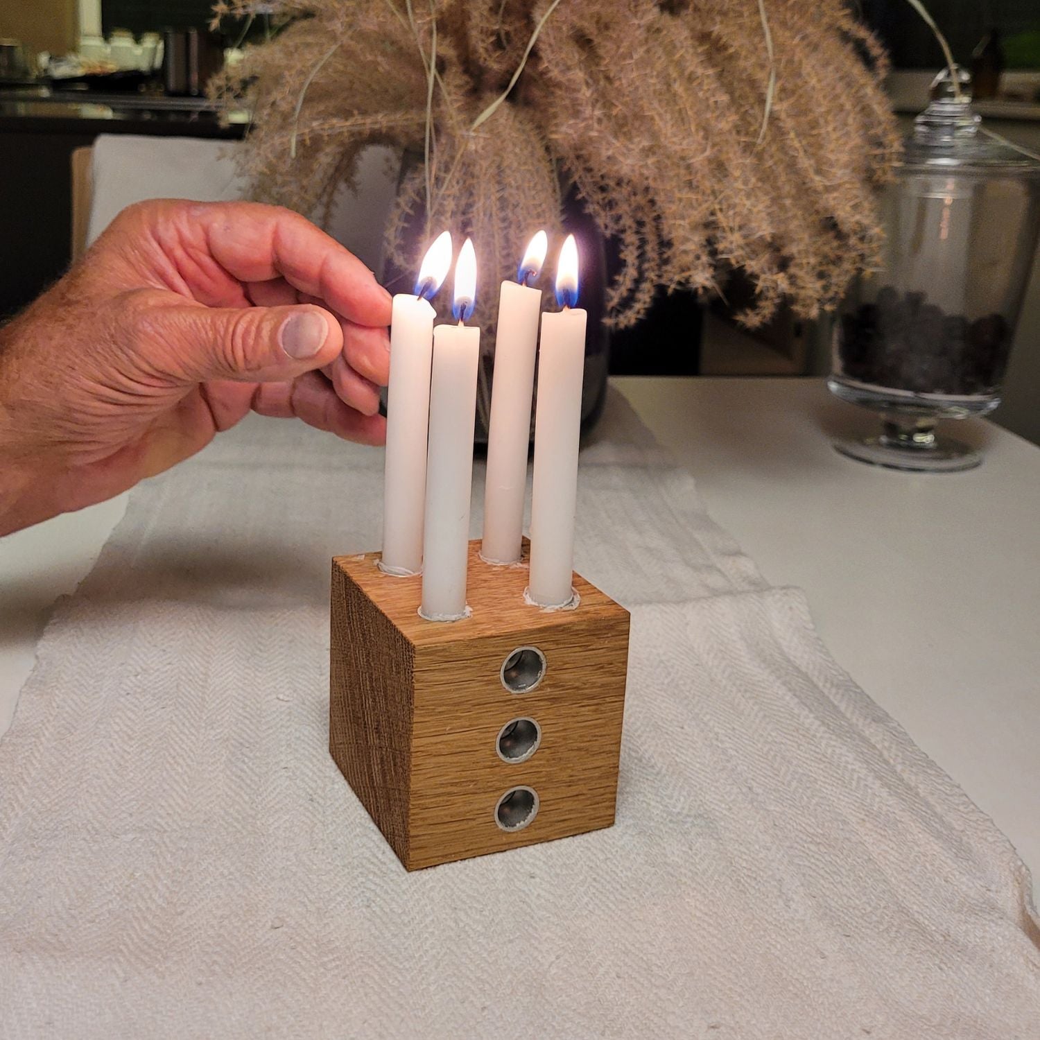 Kerzenwürfel ‘Advent und mehr’ | verschiedenen Größen und Ausführungen | inkl. Kerzen