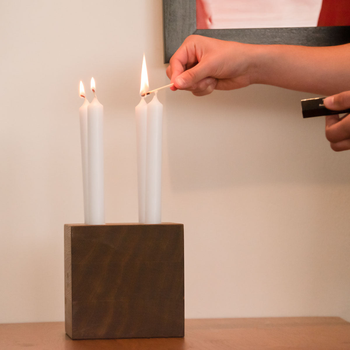 Kerzenwürfel ‘Advent und mehr’ | verschiedenen Größen und Ausführungen | inkl. Kerzen