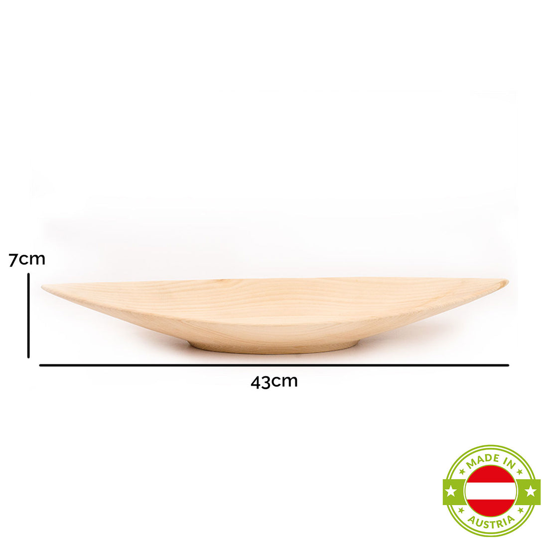 Elegante Zirbenholzschale &