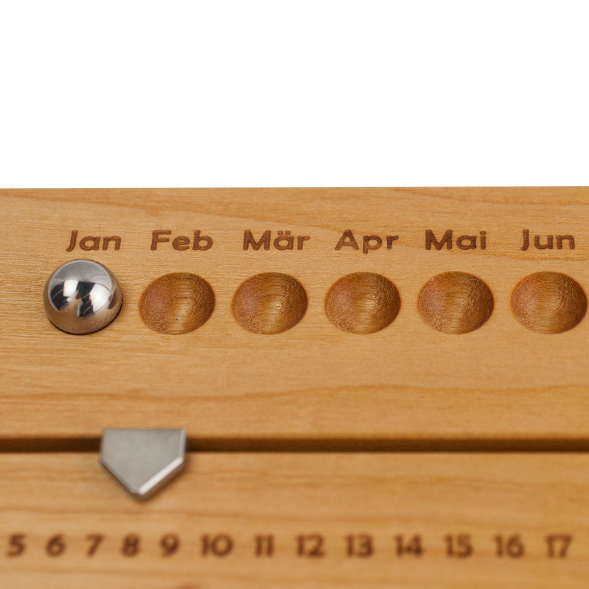 Hochwertiger Vollholz Kalender &