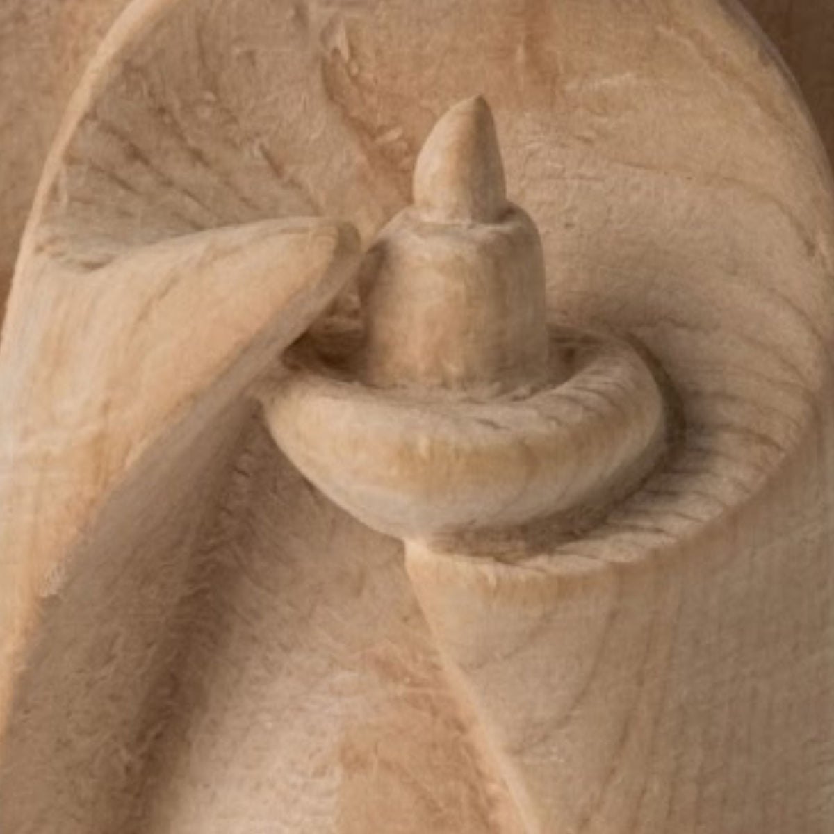 Klassischer Schutzengel aus Zirbenholz | 9 cm | Geschenk zur Taufe oder zu Weihnachten | Handwerk aus Südtirol