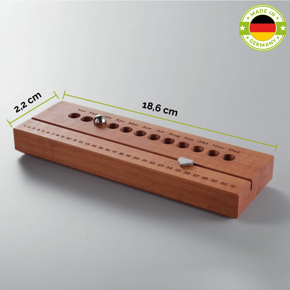 Hochwertiger Vollholz Kalender &