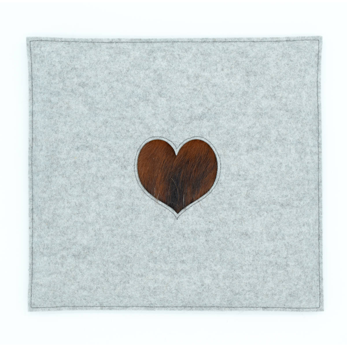 Stylisches Sitzkissen aus Filz mit Motiv ‘Cozy’