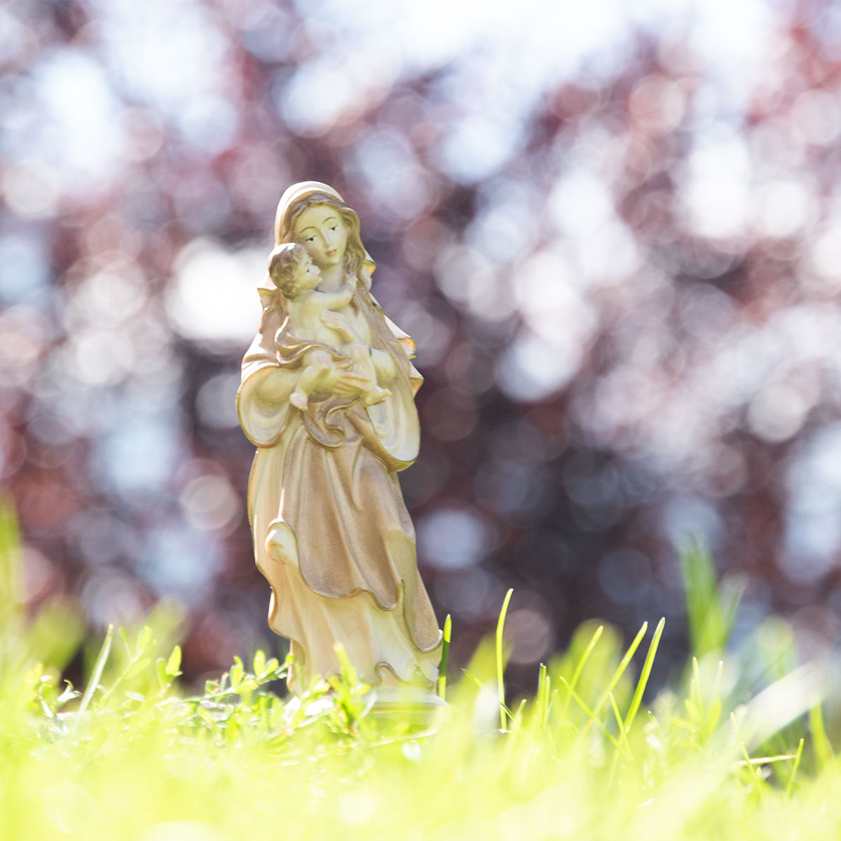 Madonna der Hoffnung mit Kind | Massivholz Figur | in verschiedenen Ausführungen und Größen | Made in Südtirol