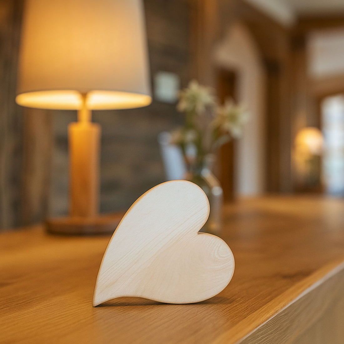 Massivholz Herzen aus 100 % Zirbenholz | verschiedenen Größen | Schönes Geschenk für Anlässe und liebe Menschen