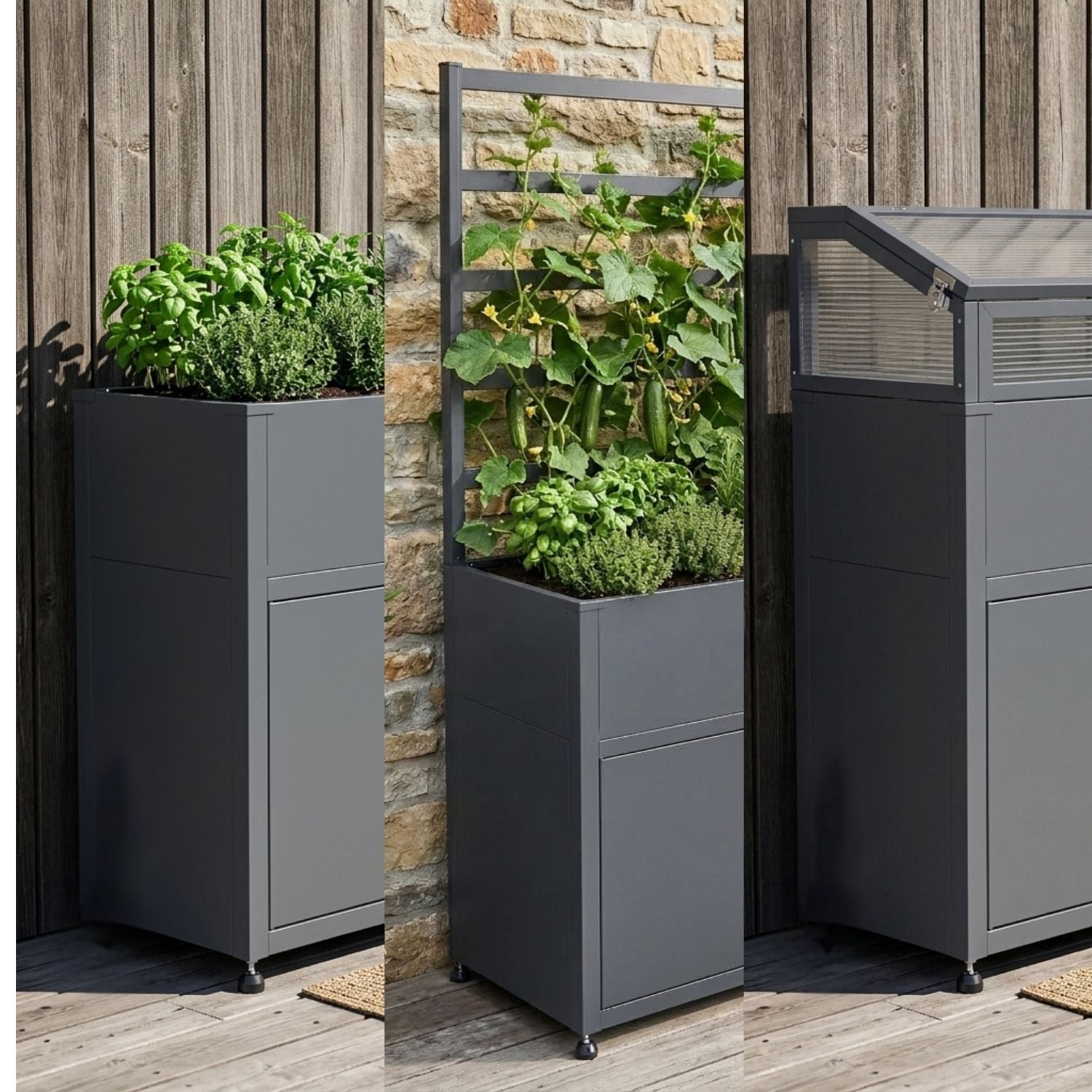 Hochbeet mit Unterschrank &