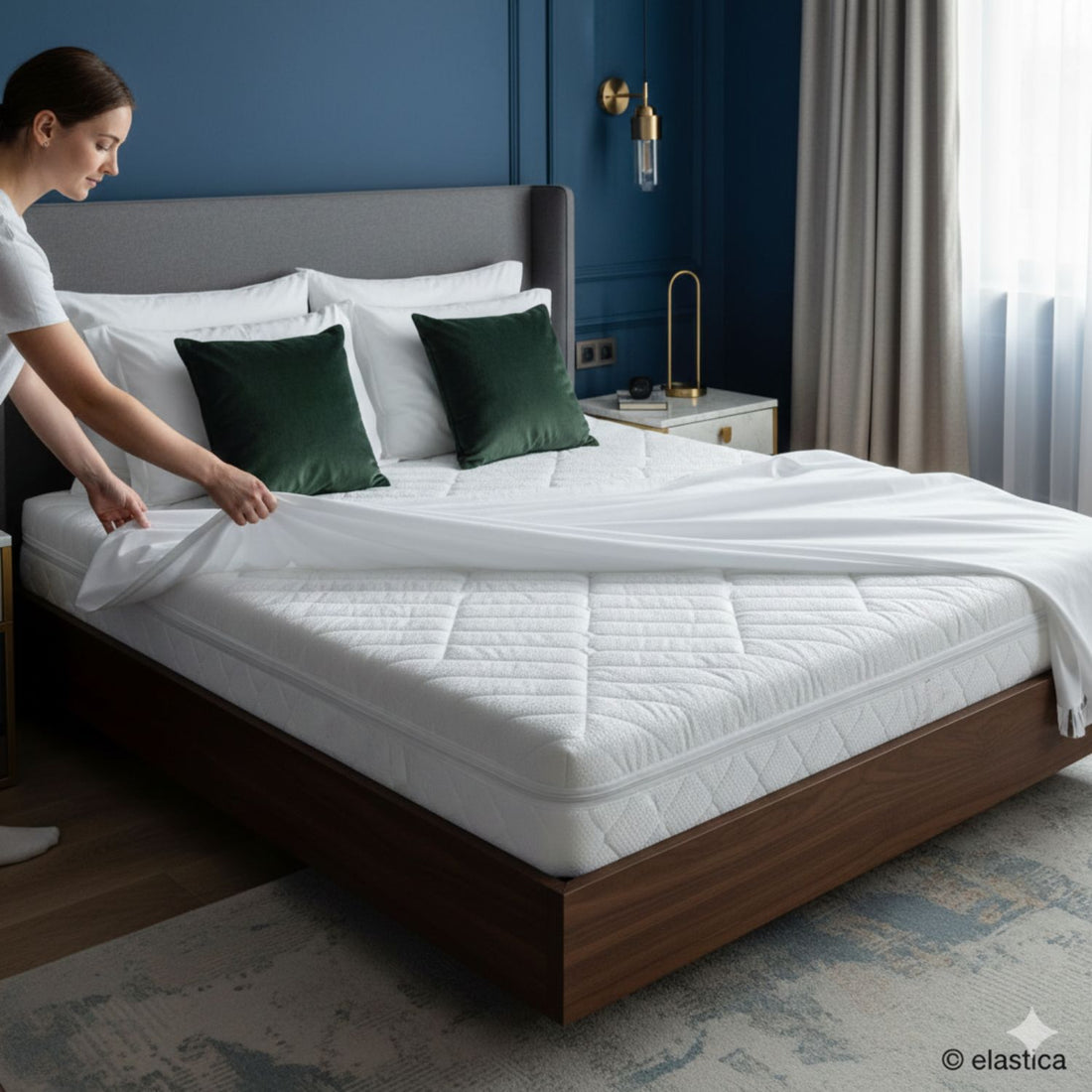 Kaltschaummatratze ‘Trofana’ | B 90 x L 200 x H 19 cm | 7-Zonen | wendbar | Härtegrad II oder III | Bezug abnehmbar und waschbar | allergikergeeignet