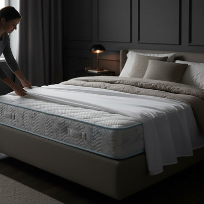 Kaltschaummatratze ‘Serfaus’ | B 90 x L 200 x H 23 cm | 7-Zonen | wendbar für Härtegrad II oder III | Bezug abnehmbar und waschbar | allergikergeeignet