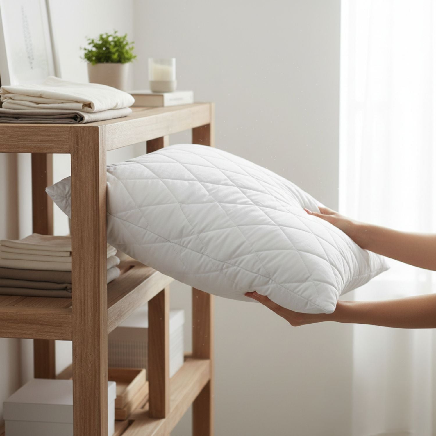 Kopfkissen ‘Premium 95’ | 95 °C waschbar | Hotel-Qualität | Oeko-Tex® Standard 100