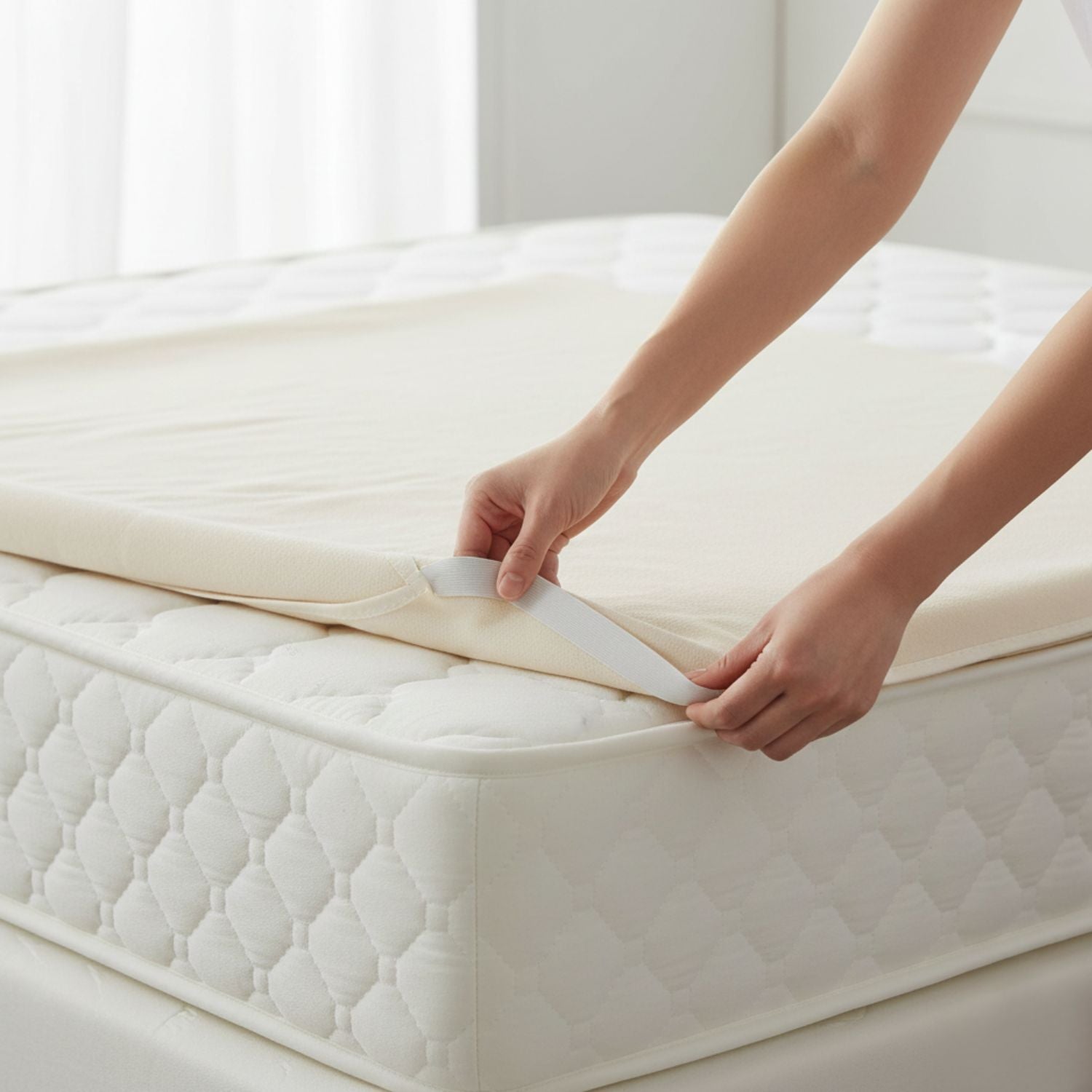 Matratzenschoner | 95 °C waschbar | Trocknergeeignet | Allergikergeeignet | Eckgummibänder | 100% Baumwoll-Molton-Gewebe | Made in Austria