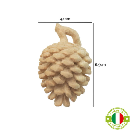 Latschnzapfen - Massivholz Zirbe - in verschiedenen Größen - Made in Südtirol