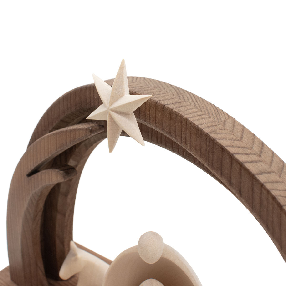Komplettset Krippe ‘Heilige Nacht’ | 8-teilig | in verschiedenen Größen | minimalistisch &amp; edel | Made in Südtirol