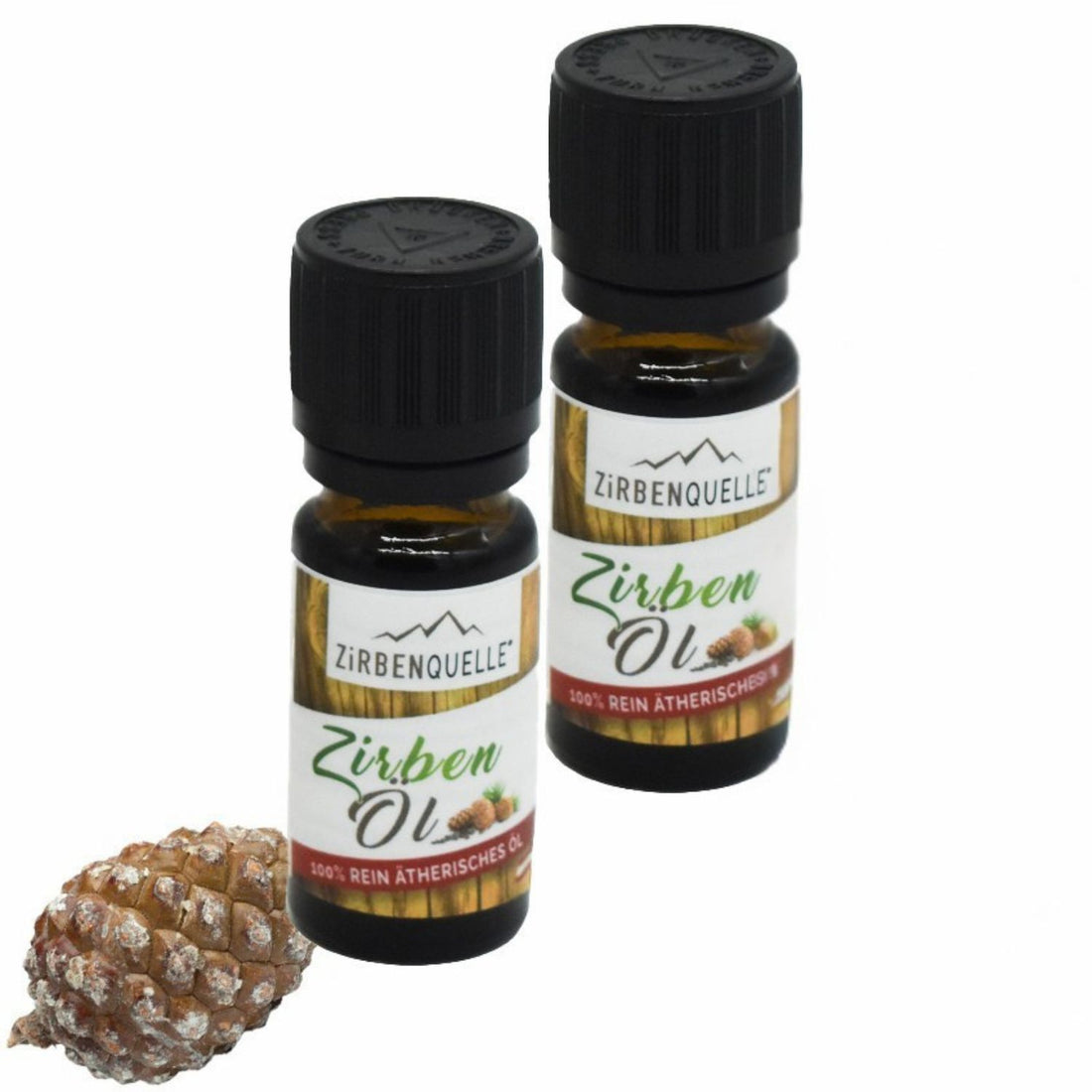 Rein ätherisches Zirben-Öl | 2er-Set | 10ml | Made in Austria