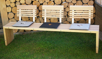 Stylisches Sitzkissen aus Filz mit Motiv ‘Cozy’