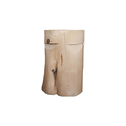 Massiver Hocker / Couchtisch aus Fichtenholz / 47x35 cm - &