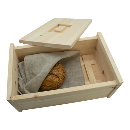 Brotkasten | massives Zirbenholz | abnehmbarer Deckel | in verschiedenen Größen | Made in Austria