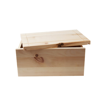 Brotdose aus Zirbenholz 35x25x15,8 cm