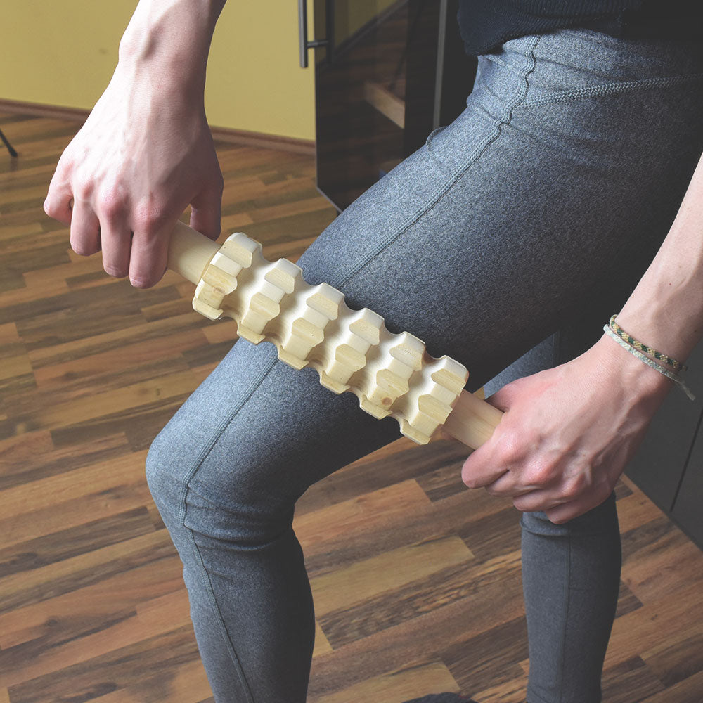 Faszienrolle aus Zirbenholz &