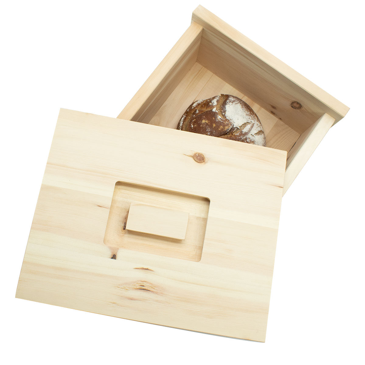 Brotkasten | massives Zirbenholz | abnehmbarer Deckel | in verschiedenen Größen | Made in Austria