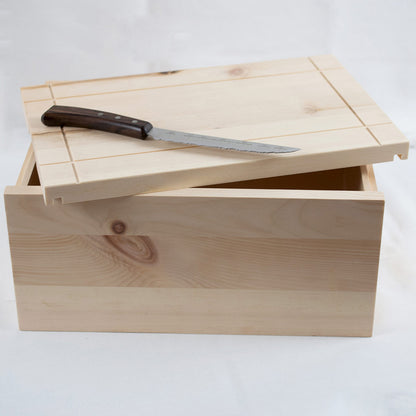 Brotdose aus Zirbenholz 35x25x15,8 cm