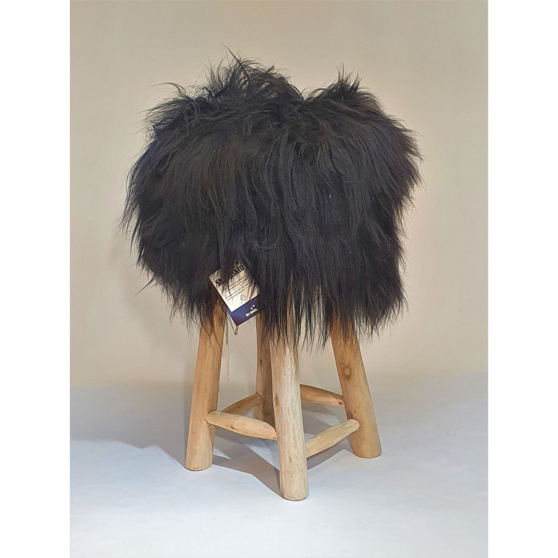 Sheepskin Hocker rund