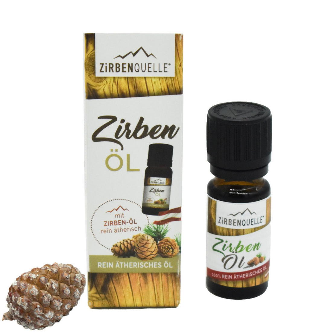 Rein ätherisches Zirben-Öl - 10 ml - Made in Austria