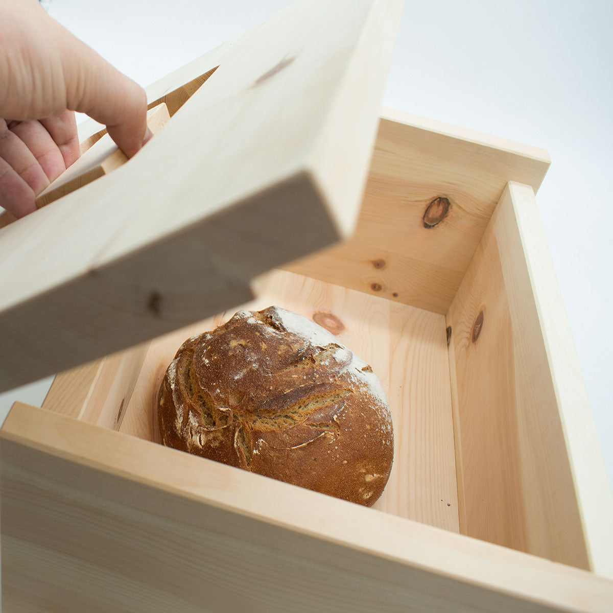 Brotkasten | massives Zirbenholz | abnehmbarer Deckel | in verschiedenen Größen | Made in Austria
