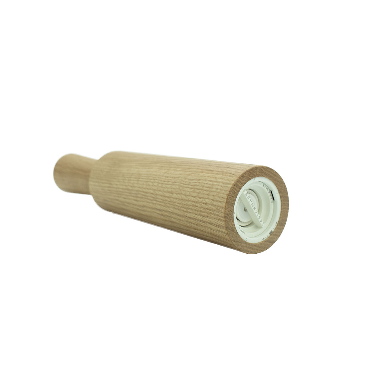 Salz- oder Pfeffermühle mit Porzelanmahlwerk | hoch | in verschiedenen Holzarten | mit Magnetkappe | DM 6 x H 29 cm
