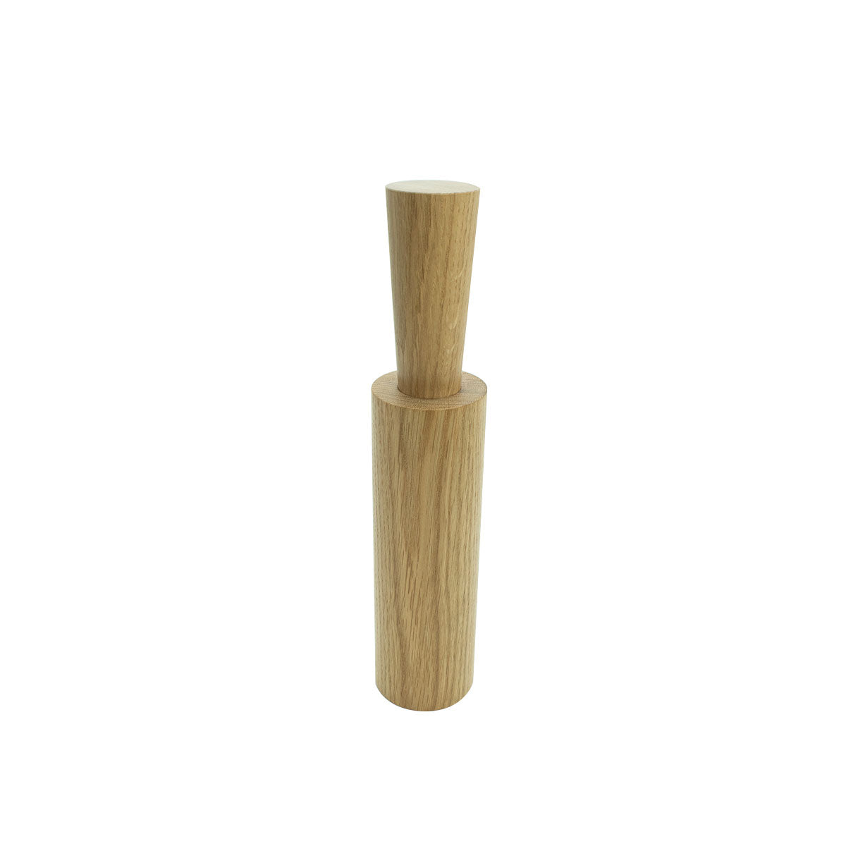 Salz- oder Pfeffermühle mit Porzelanmahlwerk | hoch | in verschiedenen Holzarten | mit Magnetkappe | DM 6 x H 29 cm