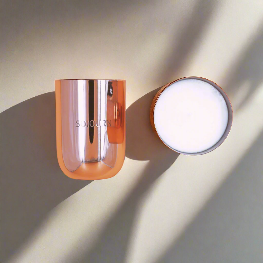 Nourish Your Soul 350g Edle Duftkerze mit Turmalin Edelsteinpulver