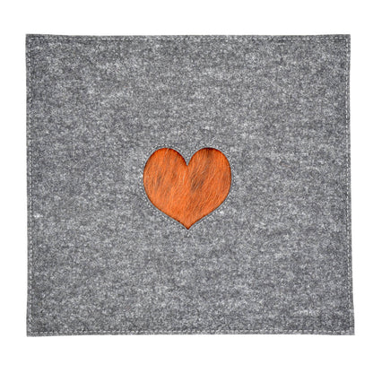 Stylisches Sitzkissen aus Filz mit Motiv ‘Cozy’