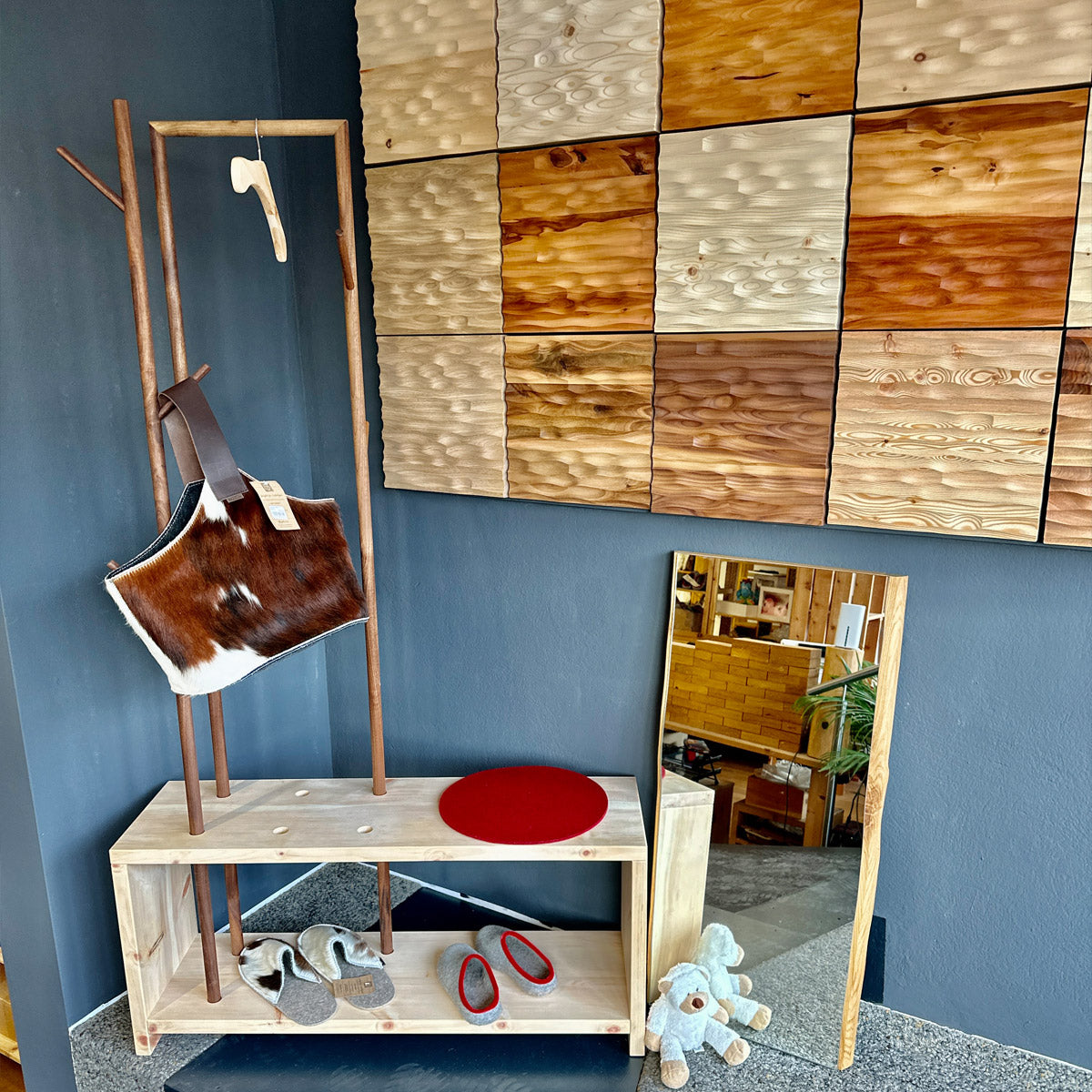 Edles  Wandpaneel aus Zirbe  &
