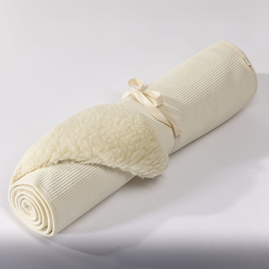 Yogamatte Flow &amp; Strength | aus Naturlatex und Schafschurwolle |